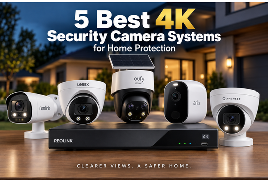 5 Best 4K Security Camera Systems for Home Protection