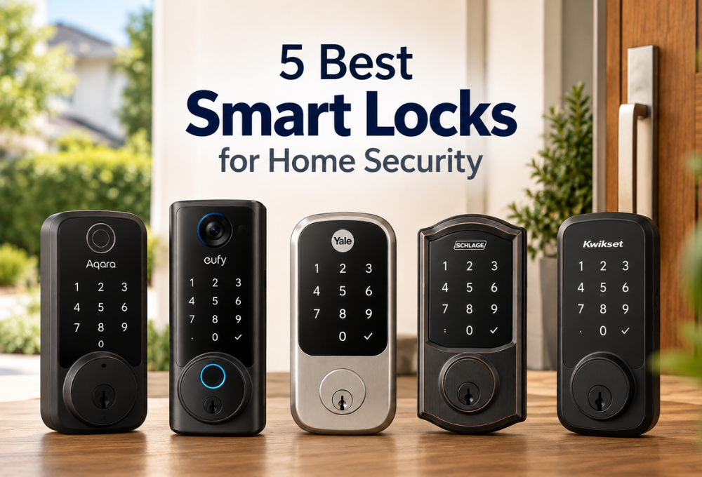 5 best smart locks for home security with keyless entry and smart access