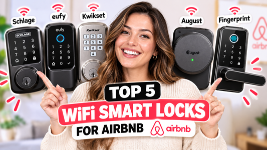 5 best WiFi smart locks for Airbnb with Schlage, eufy, Kwikset, August and fingerprint smart locks