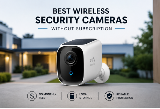 Best wireless home security camera without subscription featuring local storage, no monthly fees, and reliable outdoor home protection