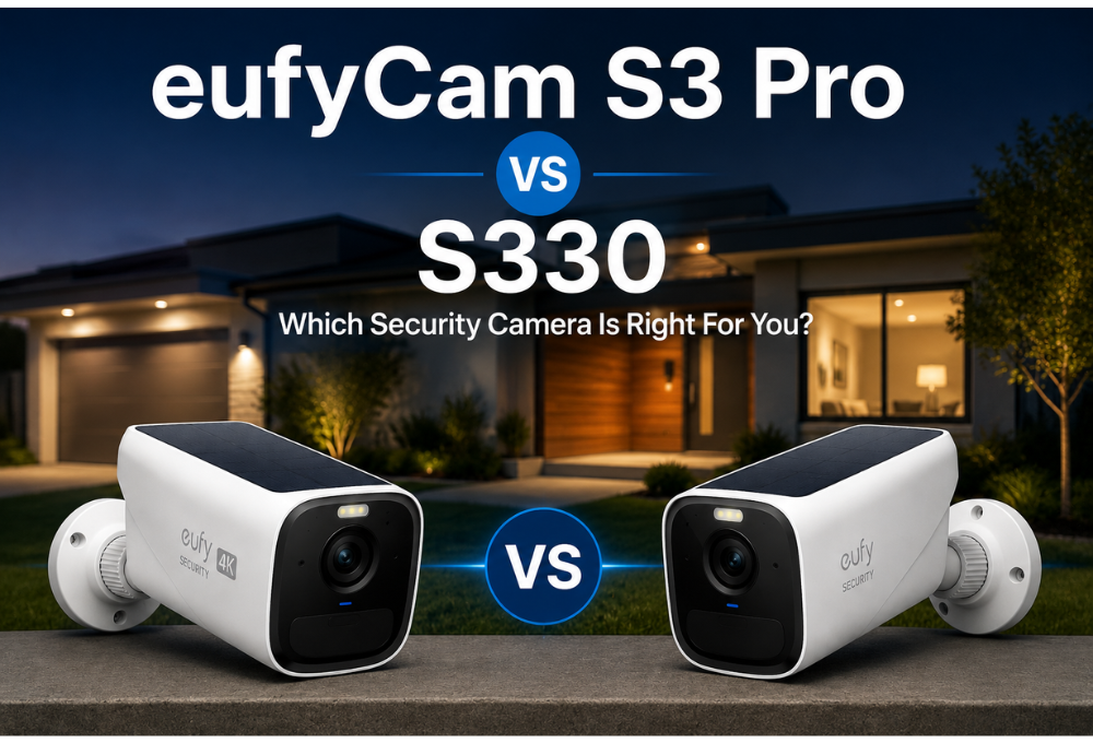 eufyCam S3 Pro vs S330 outdoor security camera comparison