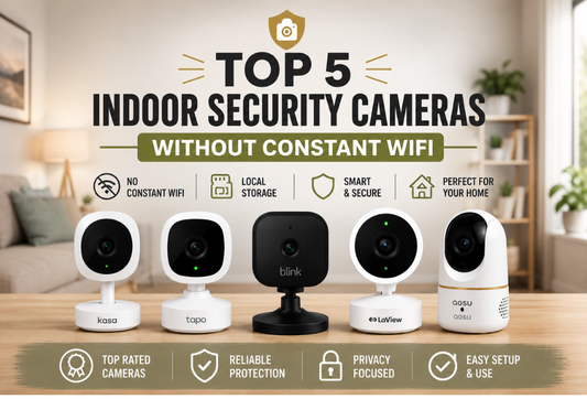 Top 5 indoor security cameras without constant Wi-Fi for home security